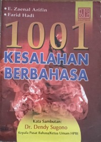 Image of 1001 Kesalahan Berbahasa