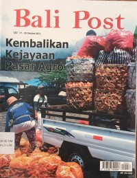 Image of Bali Post (Kembalikan Kejayaan Pasar Agro)