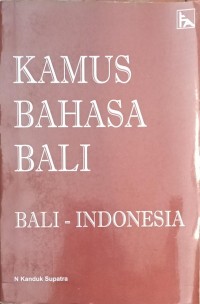 Image of Kamus Bahasa Bali