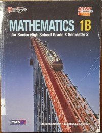 Image of Mathematics 1B for Senior High School Grade X Semester 2