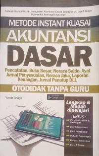 Image of Metode Instant Kuasai Akuntansi Dasar