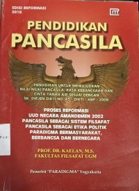 Image of Pendidikan Pancasila edisi reformasi