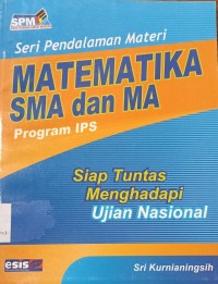Image of Seri Pendalaman Materi Matematika SMA dan MA Program IPS