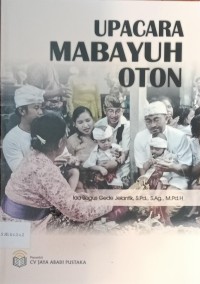 Image of Upacara Mabayuh Oton